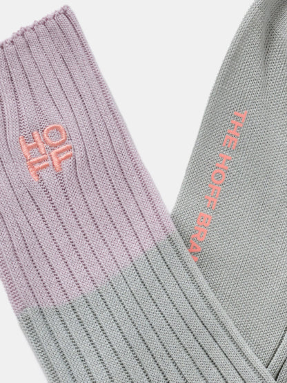 Calcetín Gris Malva